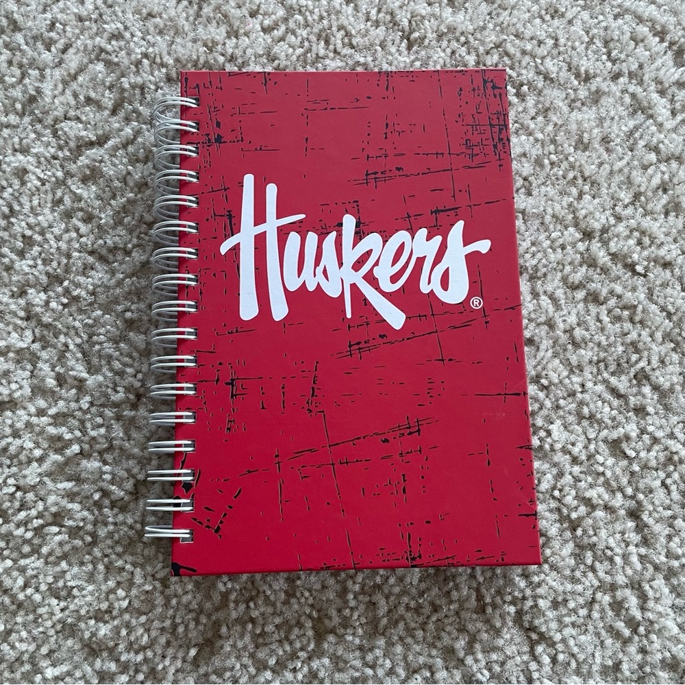 Red Huskers Spiral Notebook